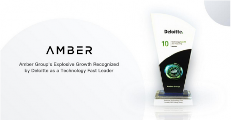 Amber Group названа лауреатом премии Deloitte 2021 Hong Kong Technology Fast...